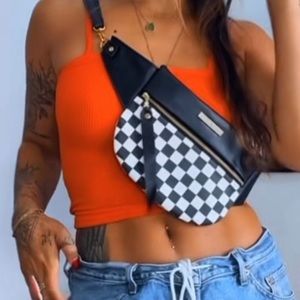 Hannah Wingate checkered cross body only available in USA